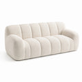 3-Sitzer Sofa Stoff Beige